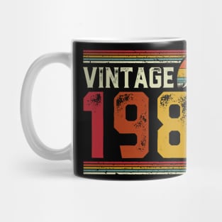 Vintage 1986 Birthday Gift Retro Style Mug